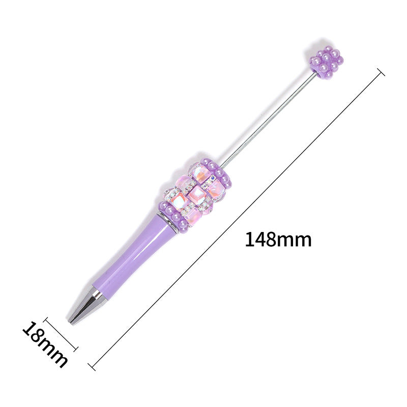 Square Diamond Heavy Industry Beaded Pen
