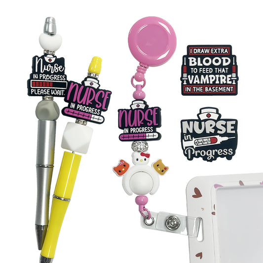 Nurse Series Food Grade Silicone Burnt Beads