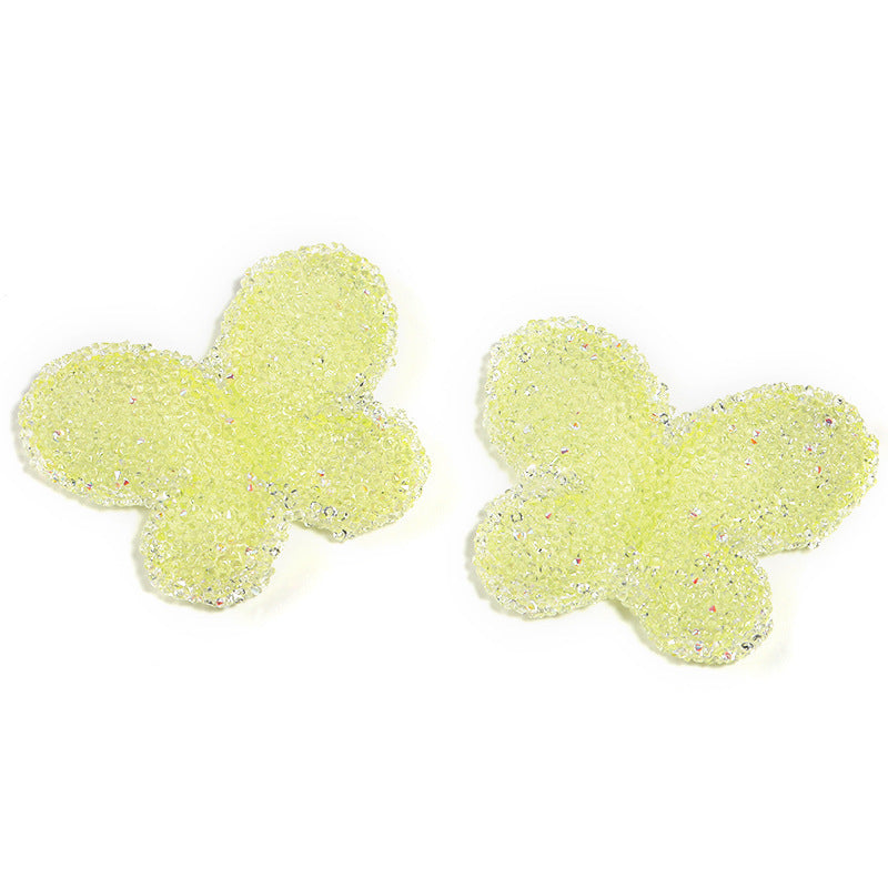 Colorful Sugar Butterfly Full Diamond Through Hole Beads