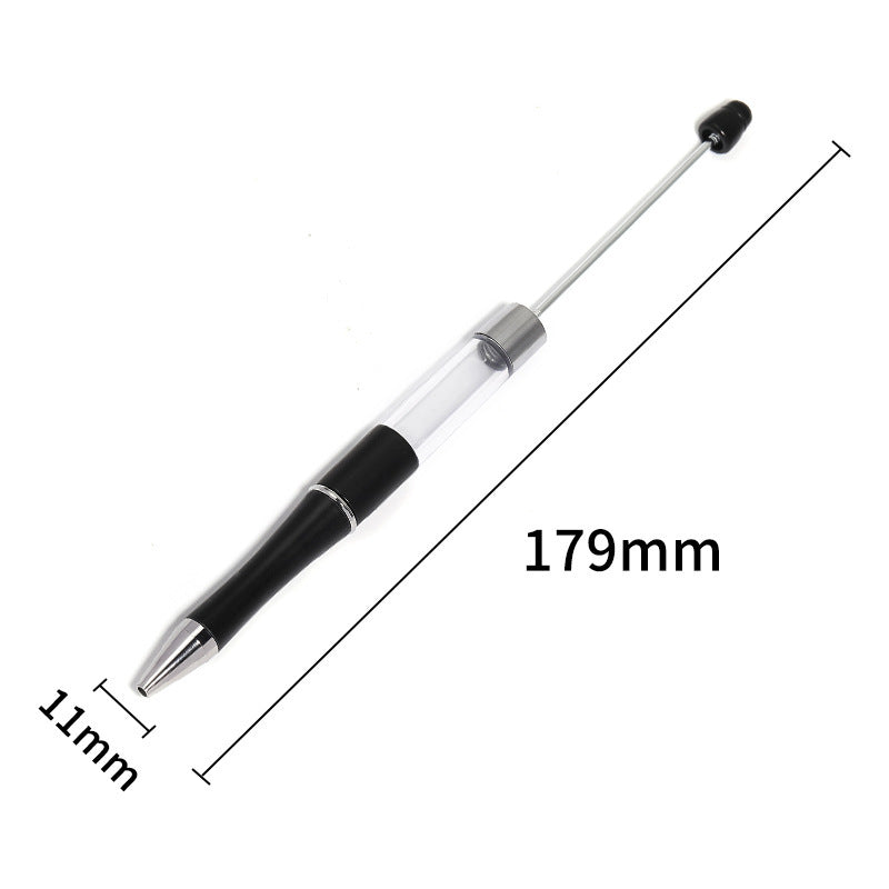 Multicolor Empty Tube Beaded Pen