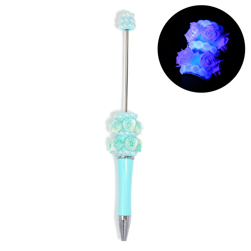 Luminous Rose Beaded Pen