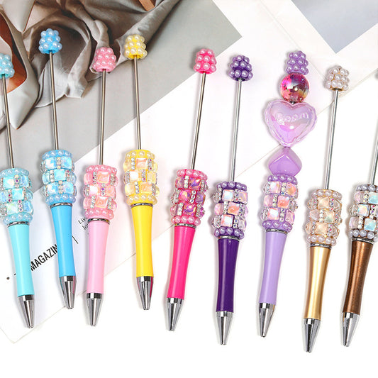 Square Diamond Beaded Pen