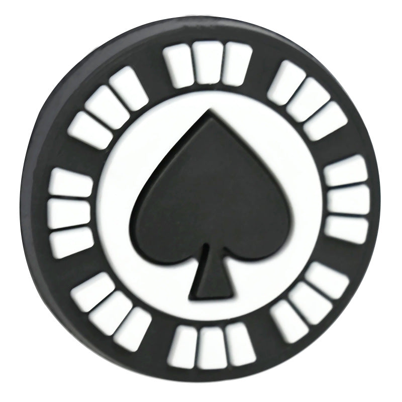Playing Card Series Silicone Focal Beads