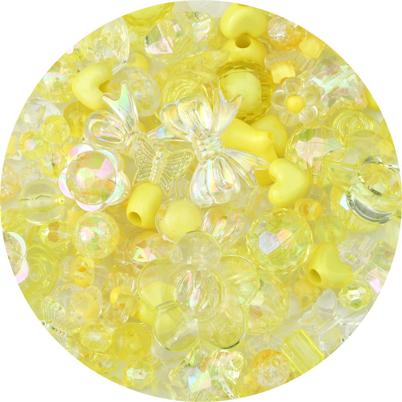 Multi-color Mixed Baroque Style Acrylic Beads