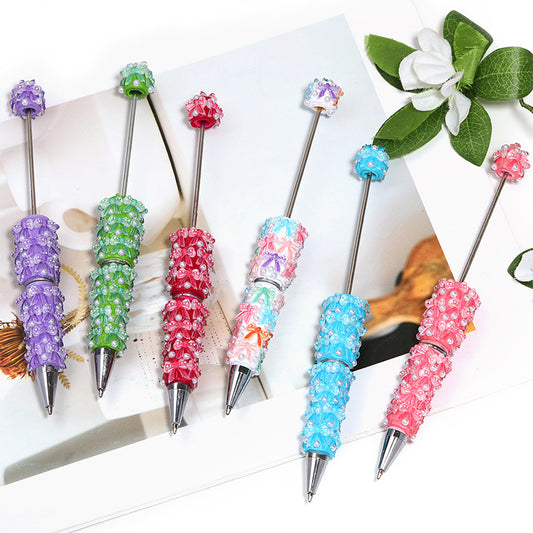 Colorful Bow Tie Beadable Pen