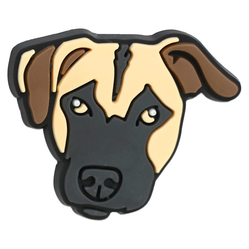 Cartoon Pet Dog Series Silicone Focal Beads