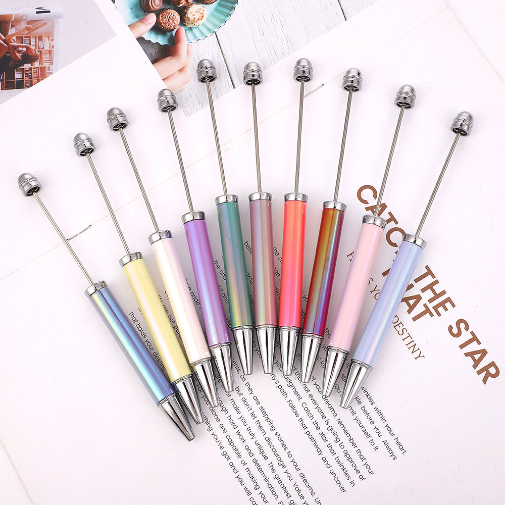Colorful Electroplated Beaded Pen