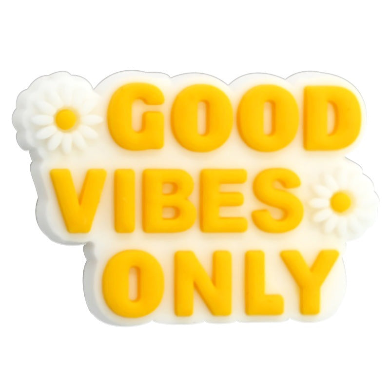 English Phrases Silicone Focus Beads Silicone Focus Beads