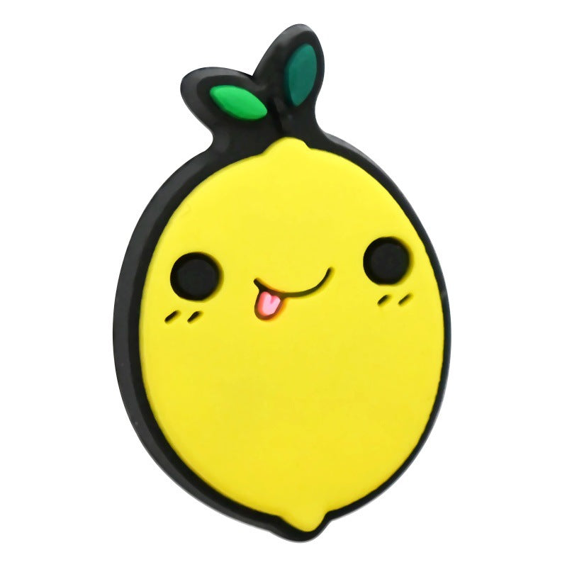 Cartoon fruit silicone focal beads