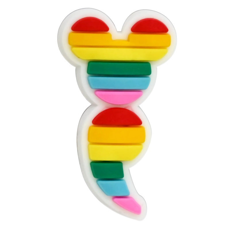 Heart Shape Silicone Focus Beads