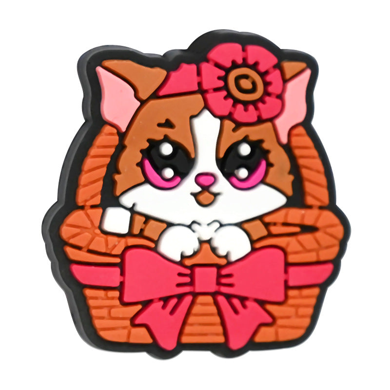 Cute Cartoon Cat Series Silicone Focus Beads Silicone Focus Beads