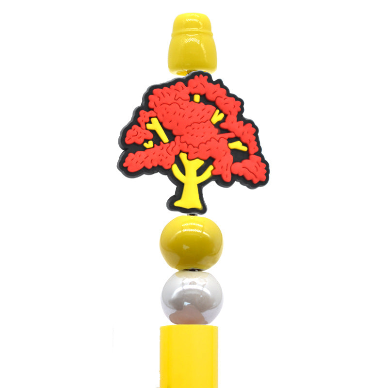 Orange Series Silicone Focal Beads