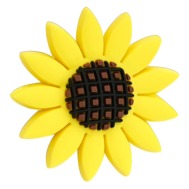 Flower Series Silicone Focal Beads