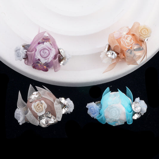 Handmade Cute Ice Cream Rose Flower