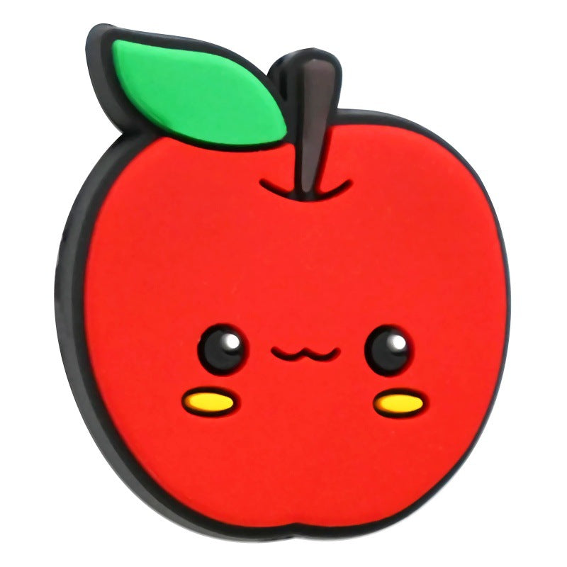 Cartoon fruit silicone focal beads