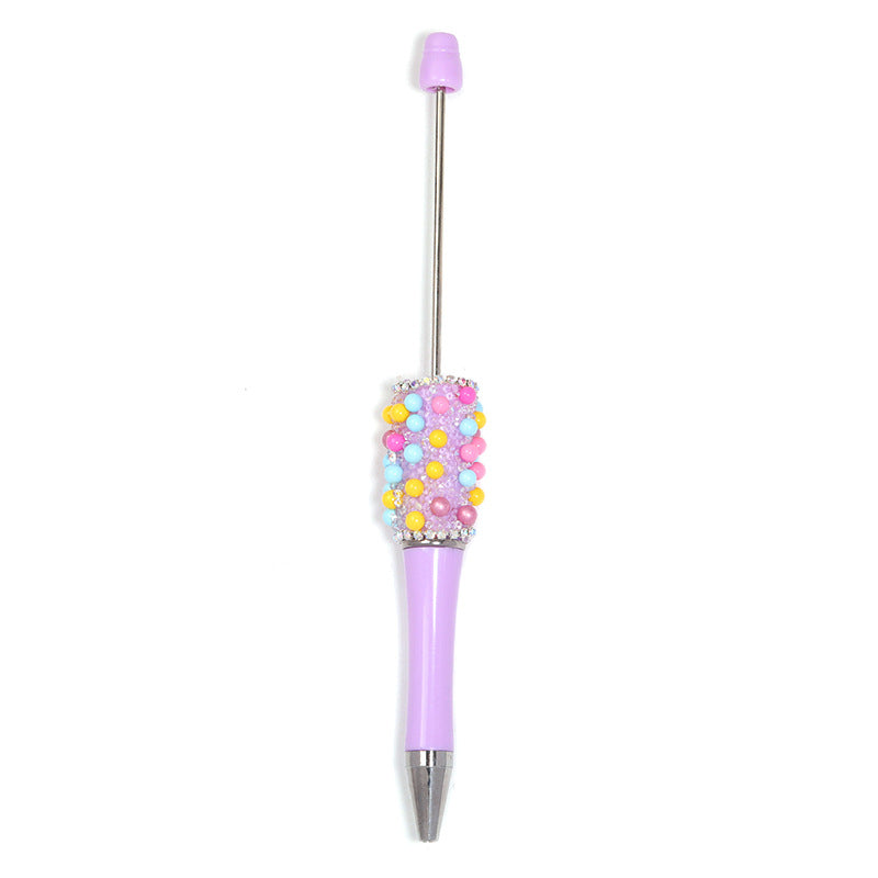 Colorful Stringed Pearls Pen