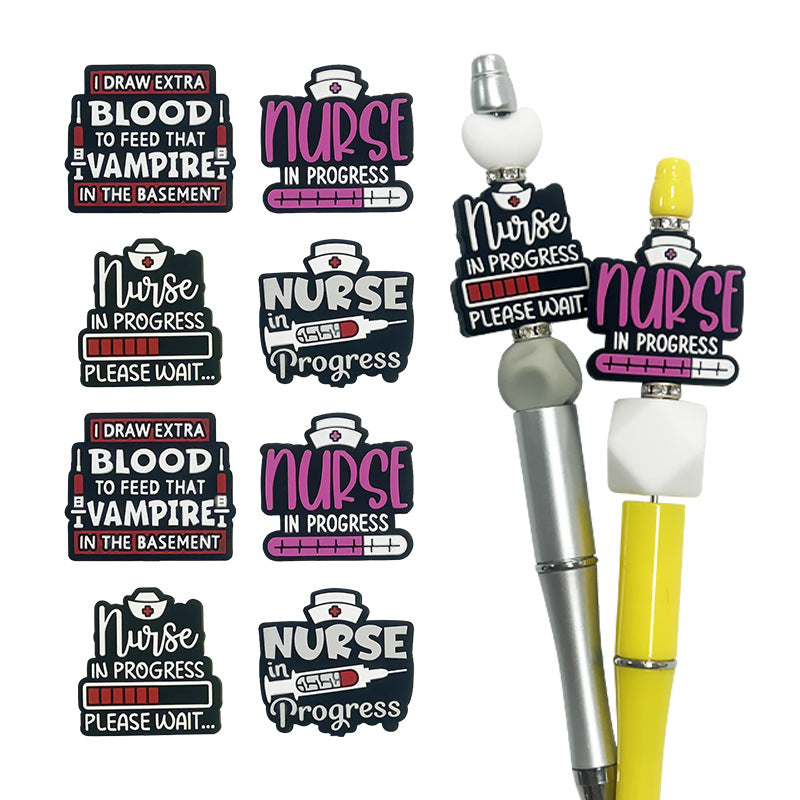 Nurse Series Food Grade Silicone Burnt Beads