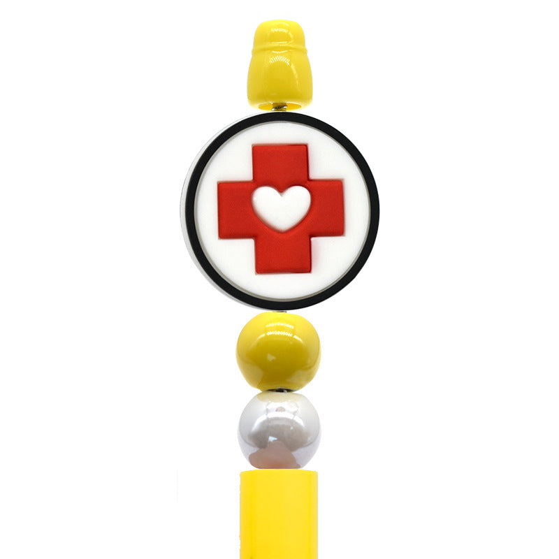 Cute Cartoon Medical Series Silicone Focus Beads Silicone Focus Beads