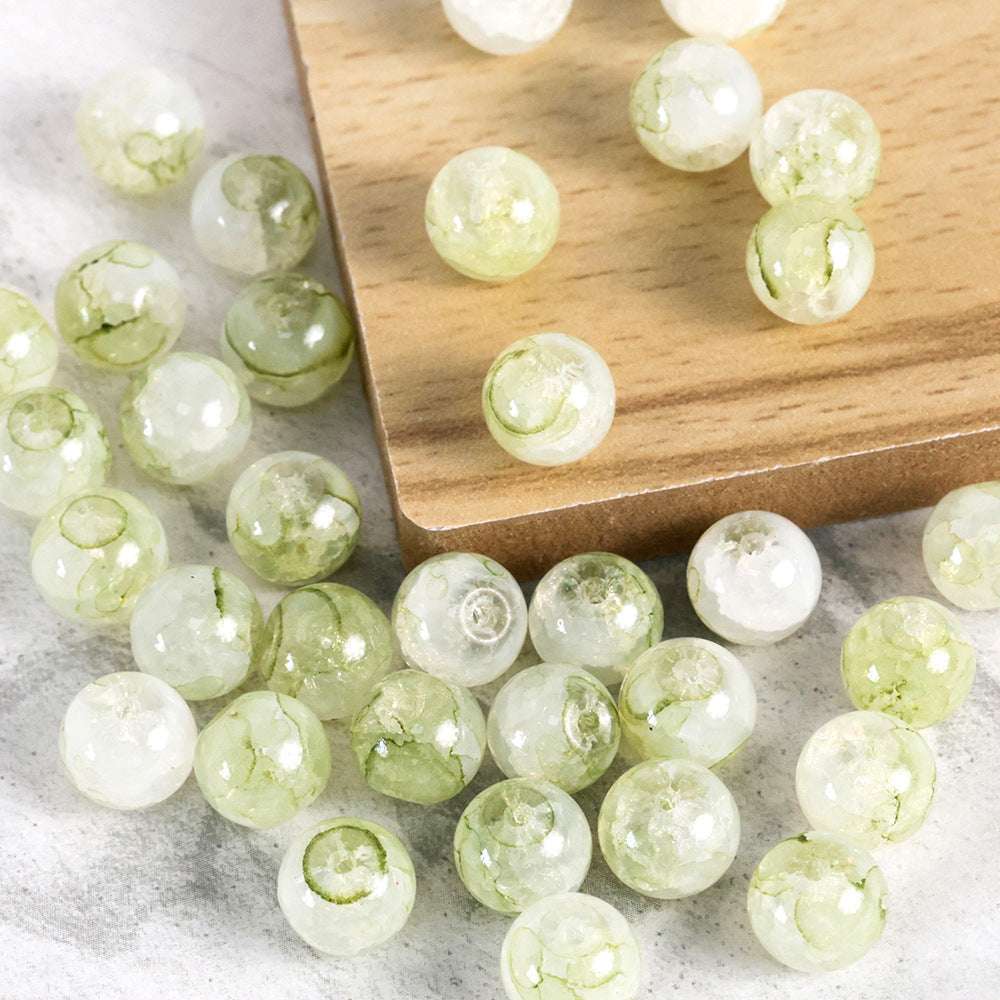 New Chinese Ancient Style Colored Glaze glass beadable beads
