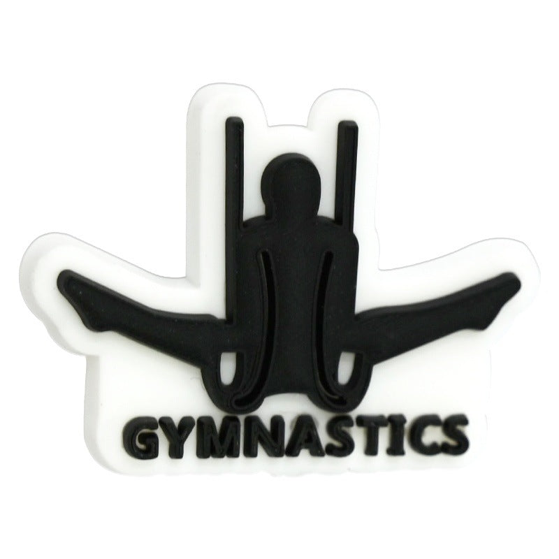 Gymnastics Series Silicone Focal Beads