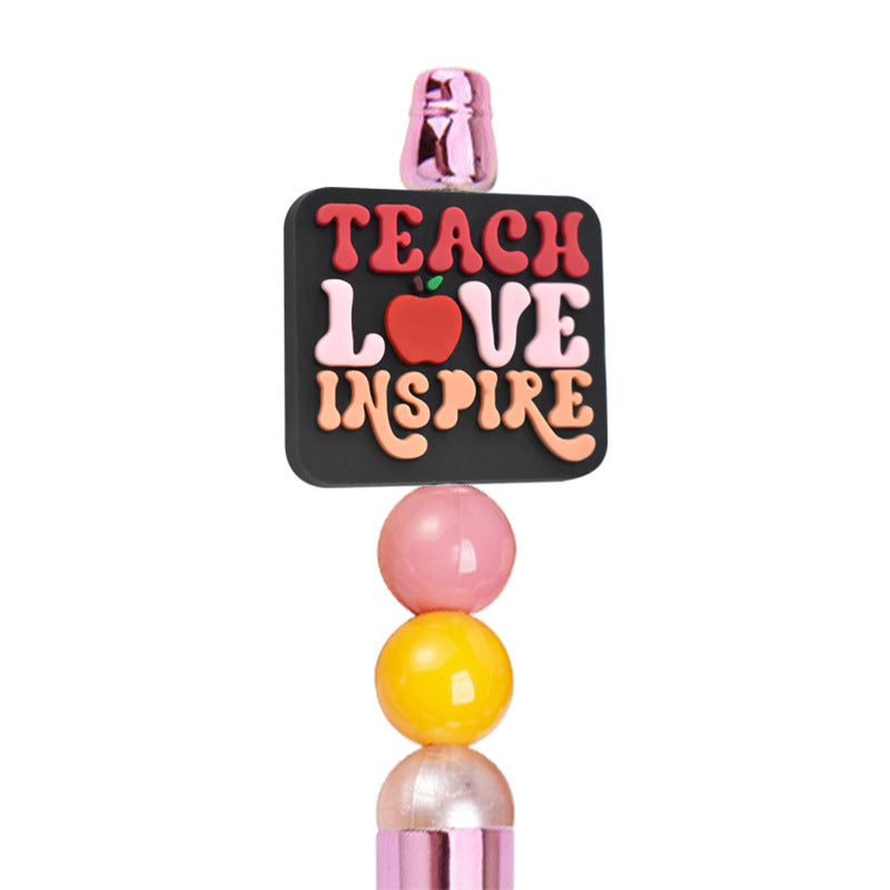 Back-to-School Series Silicone Focal Beads Silicone Focal Beads