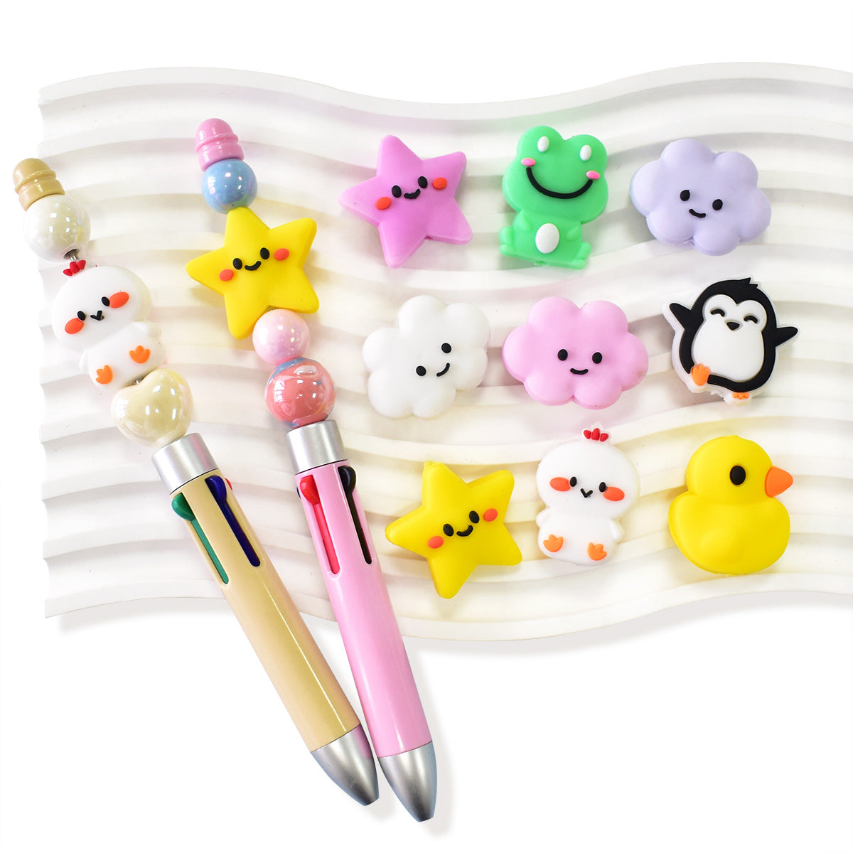 Cute Cartoon Series Silicone Focus Beads Silicone Focus Beads