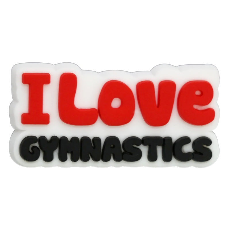 Gymnastics Series Silicone Focal Beads