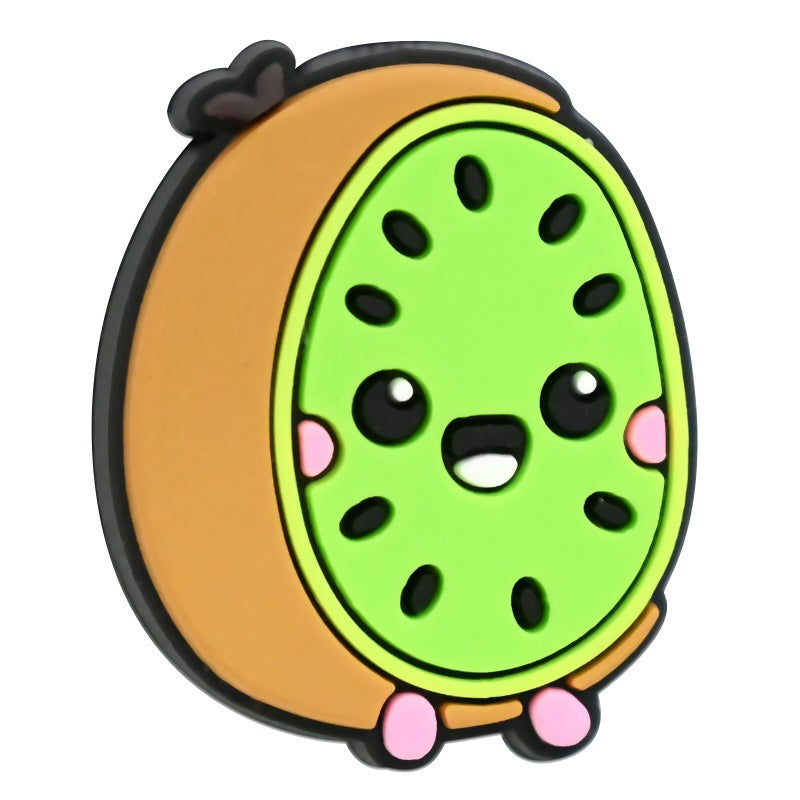 Cartoon fruit silicone focal beads