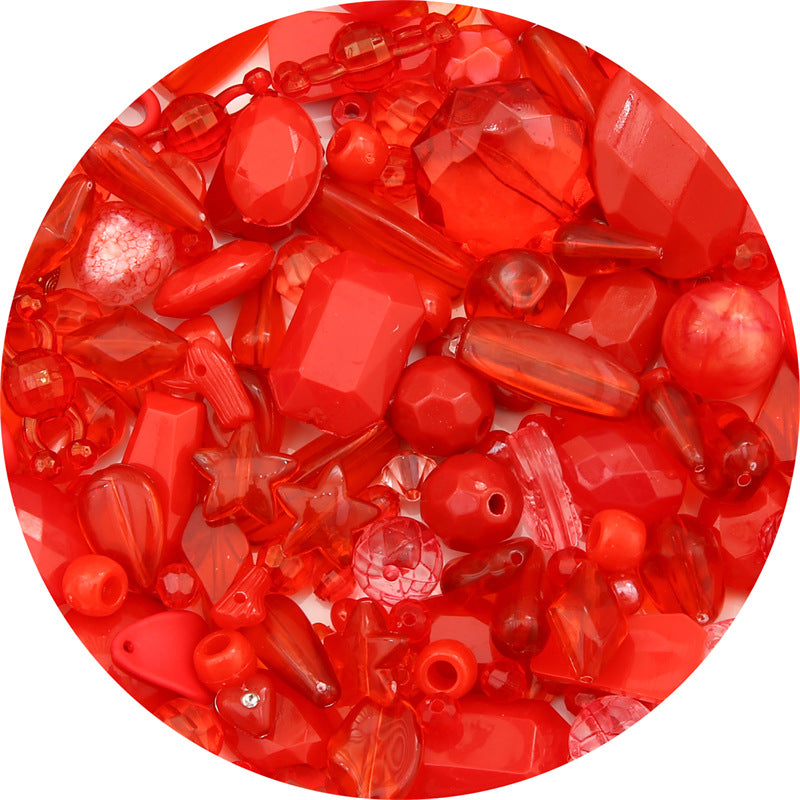 Multi-color Mixed Baroque Style Acrylic Beads