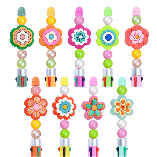 High-Value Flower Series Silicone Focus Beads