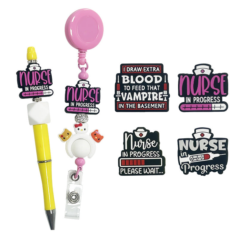 Nurse Series Food Grade Silicone Burnt Beads
