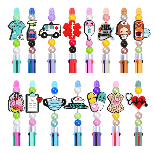 Cartoon Doctor Nurse Series Silicone Focus Beads Silicone Focus Beads