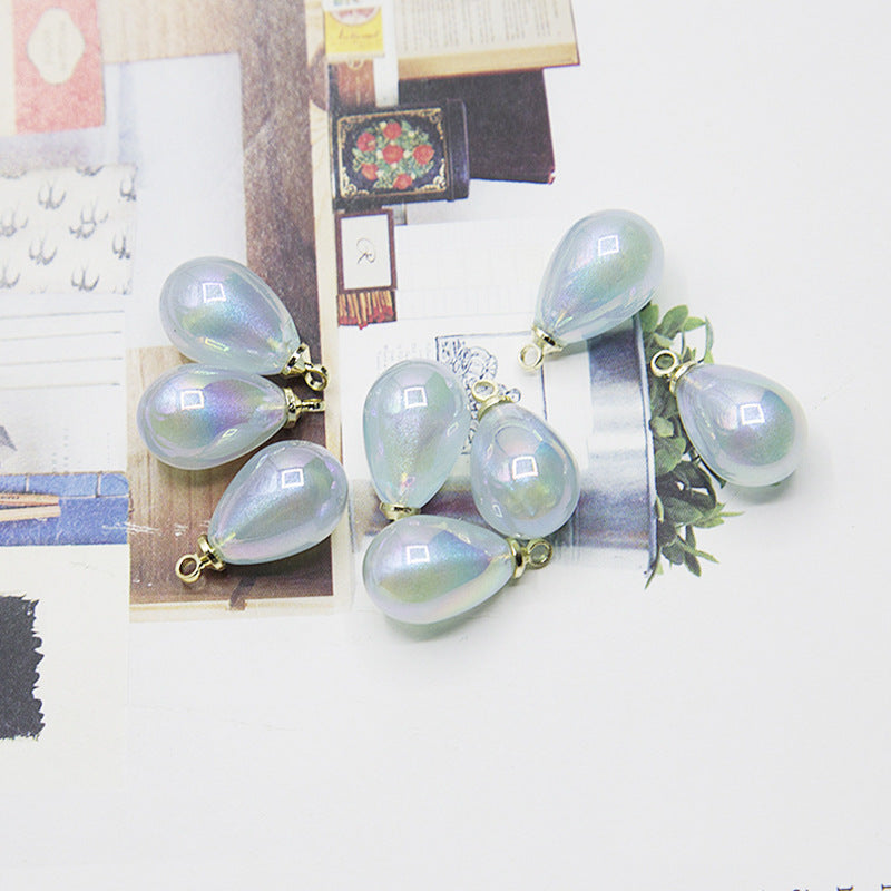 Mermaid Pearl Water Drop Pendant Manufacturer Wholesale Ancient Style Hair Accessories Earrings Accessories Clothing Accessories Earrings Pendants diy Decor