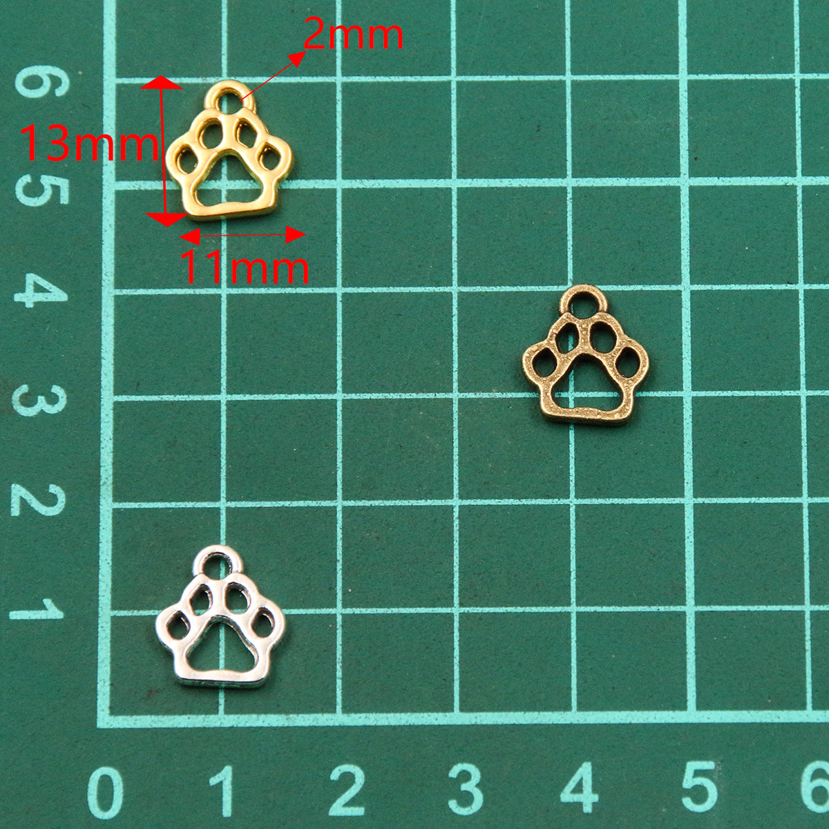 3 Colors 11X13mm DIY Alloy Jewelry Accessories Animal Charm