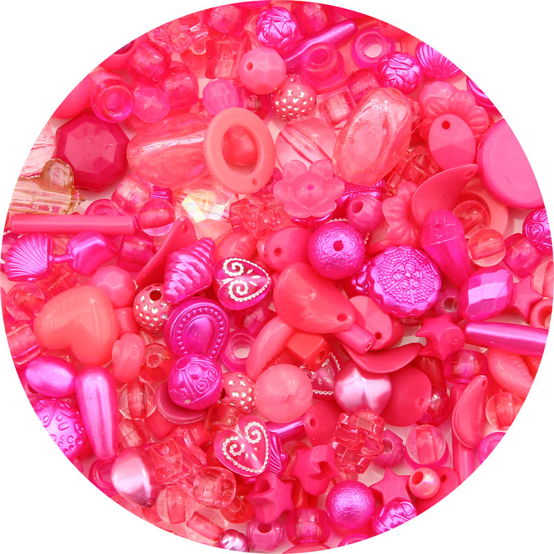 Multi-color Mixed Baroque Style Acrylic Beads