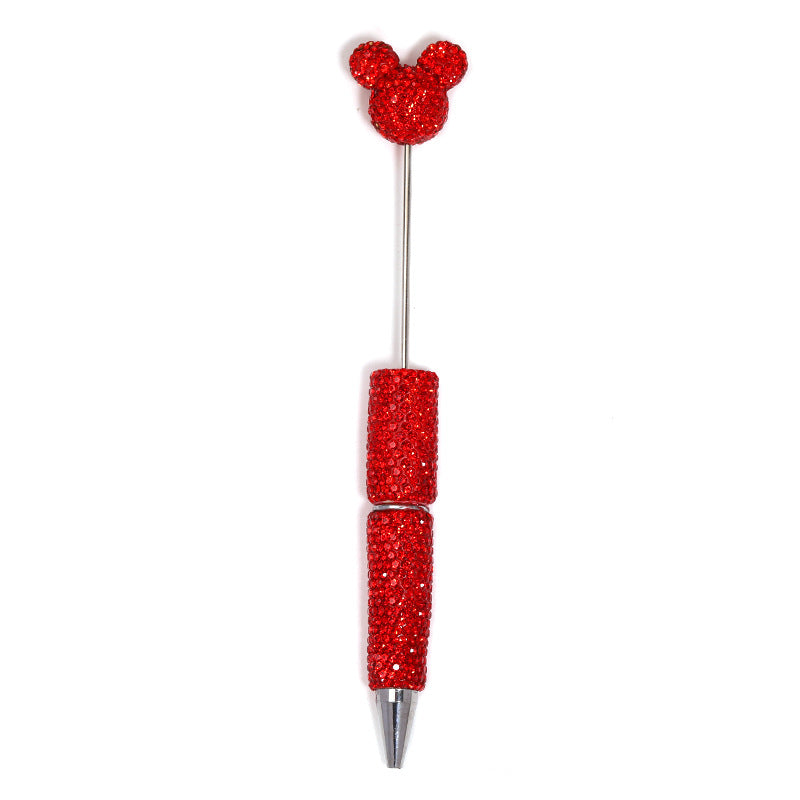 Solid Color Full Diamond Beaded Pen