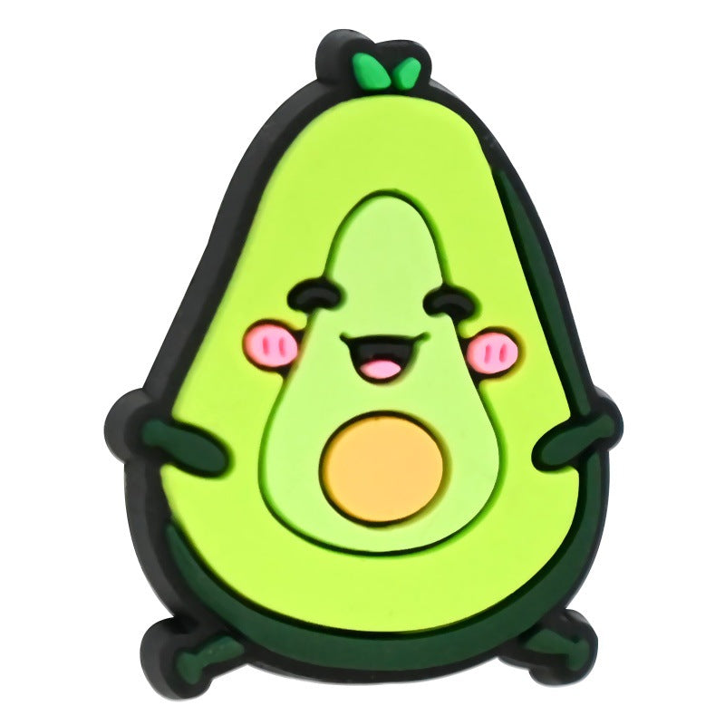 Cartoon fruit silicone focal beads