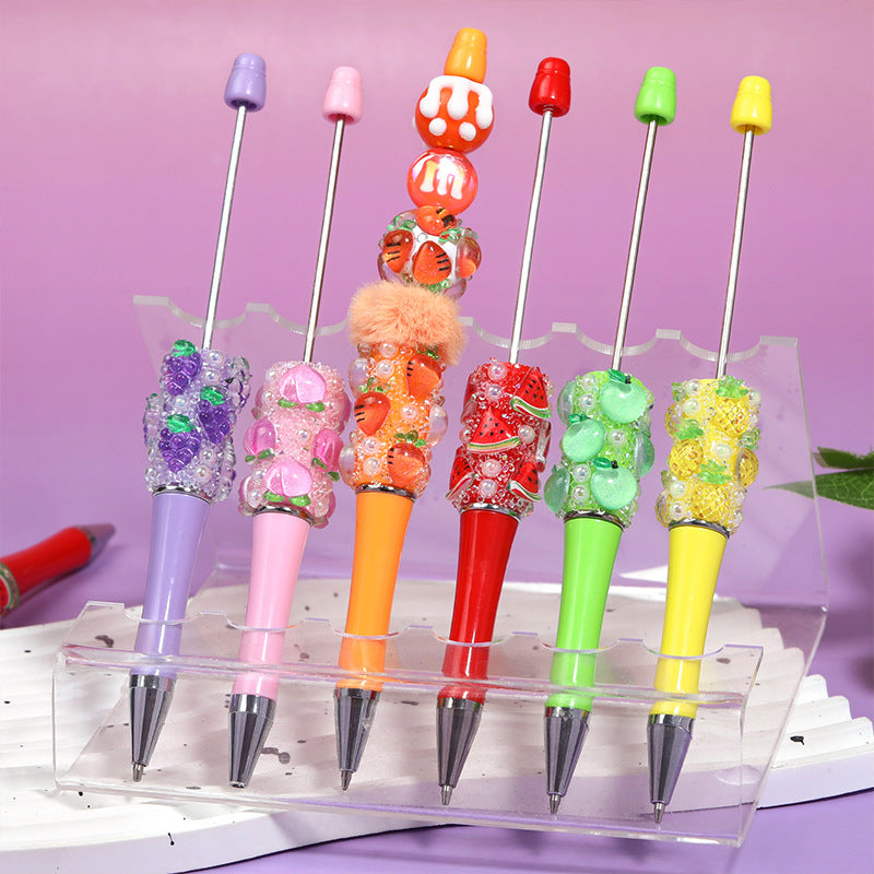 Creative Fruit Beaded Pen