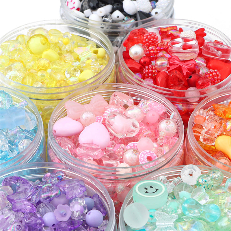 Multi-color Mixed Baroque Style Acrylic Beads
