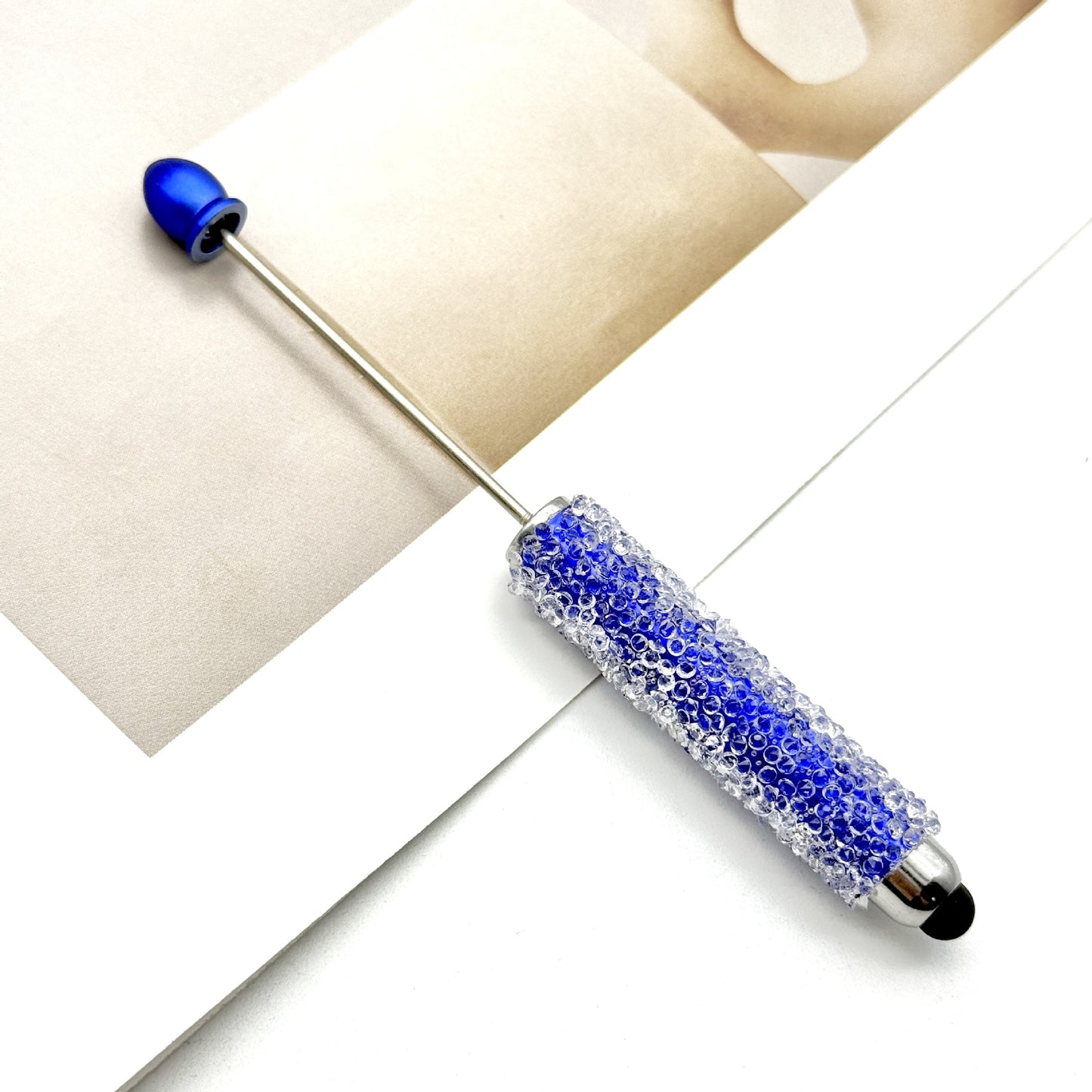 Resin Gypsophila Touch Screen Beaded Pen