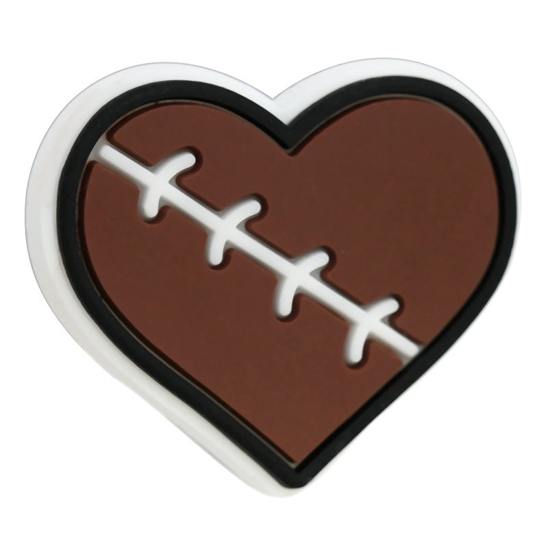 Sports Series Silicone Focal Beads