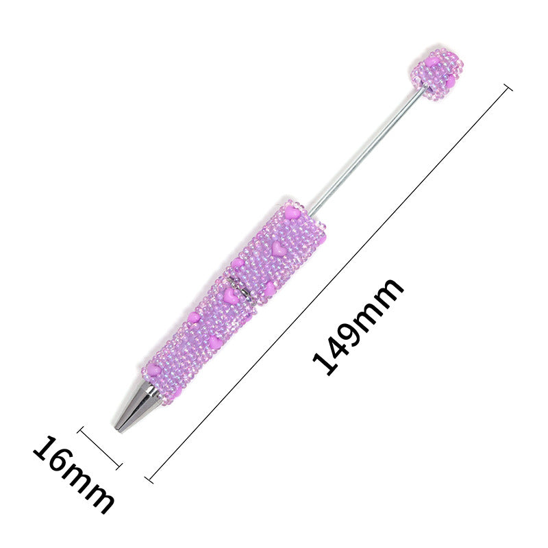 Creative Heart Bubble Beaded Pen