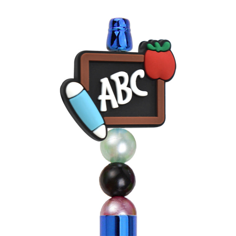 Back-to-School Series Silicone Focal Beads Silicone Focal Beads