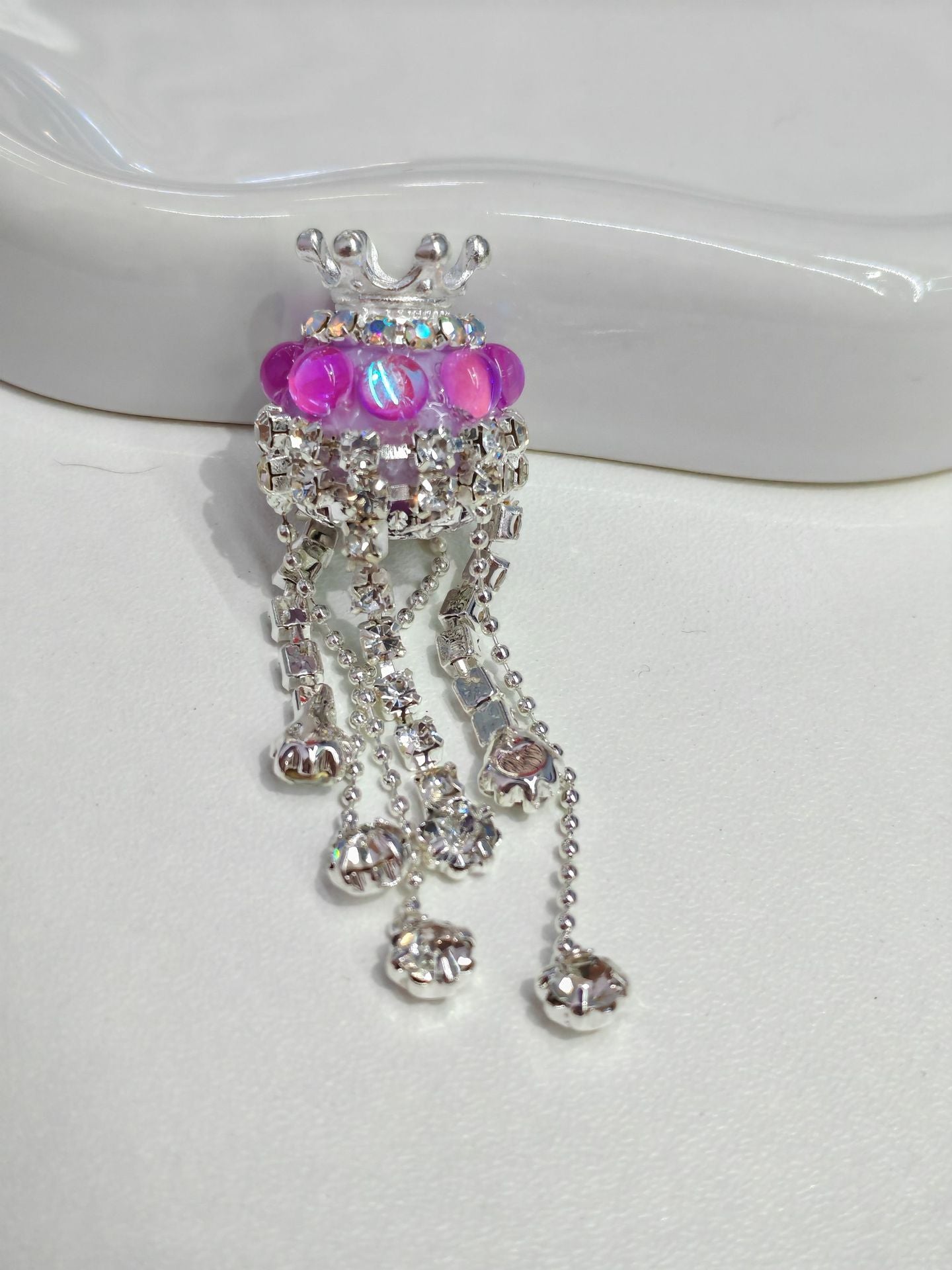 Crown Tassel Diamond Beads