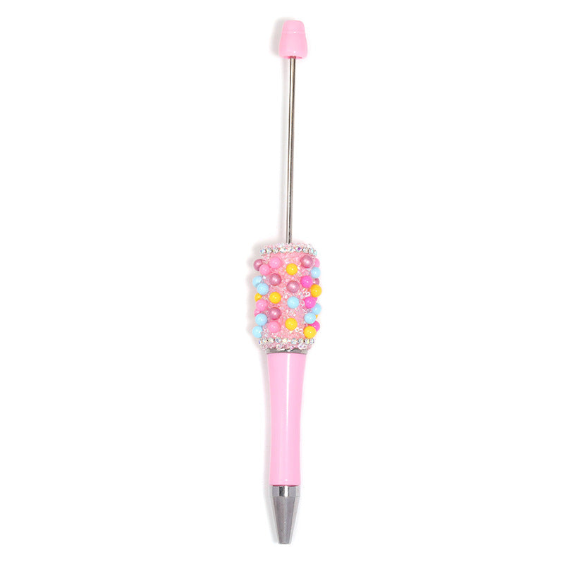 Colorful Stringed Pearls Pen