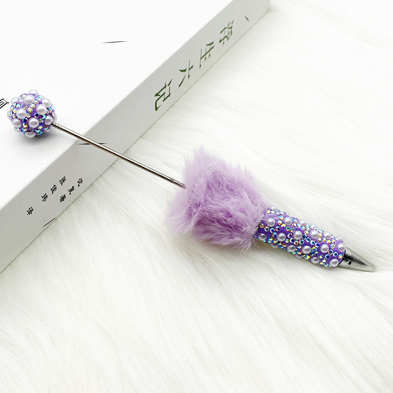 Heavy Craft Plush Pearl Full Diamond Pen