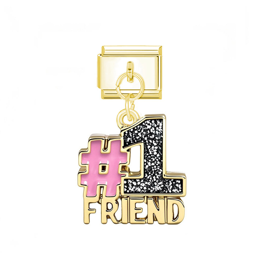 golden friend charm