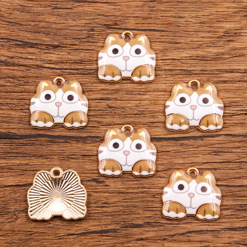 yellow cat charms